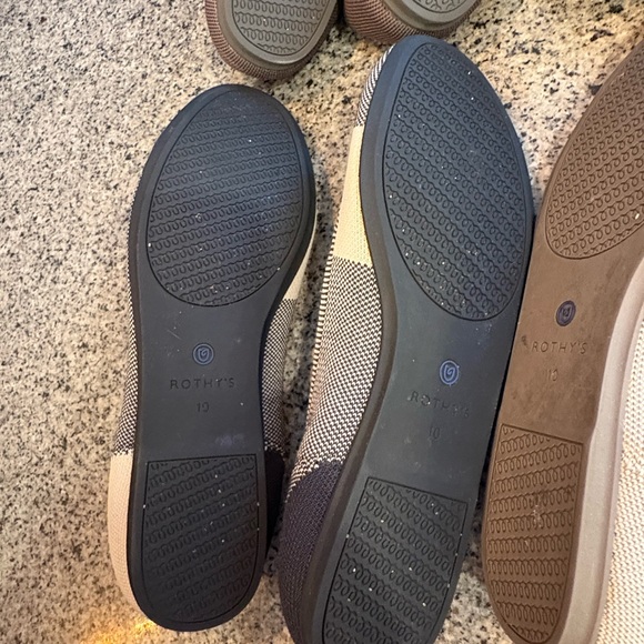 Rothy's Women's Flats Bundle- Black, Cream, Brown, Tan - Picture 12 of 12